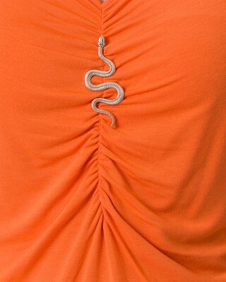 Shirt mit Brosche