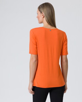 Shirt mit Brosche