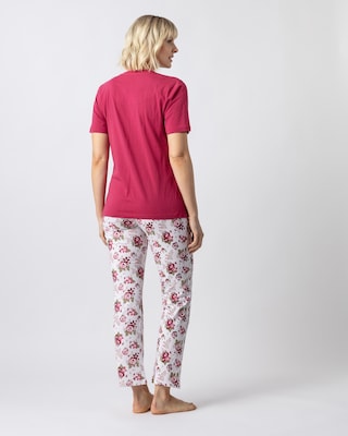 Pyjama, Hose & Nachthemd, 4tlg.