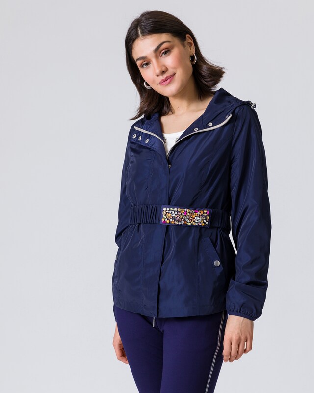 Jacke mit Schmuckgürtel