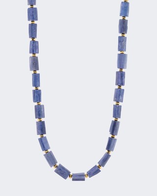 Collier mit Kyanit und Pyrit