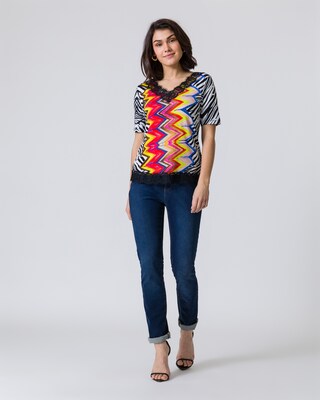 Shirt mit Spitze