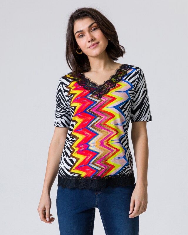Shirt mit Spitze
