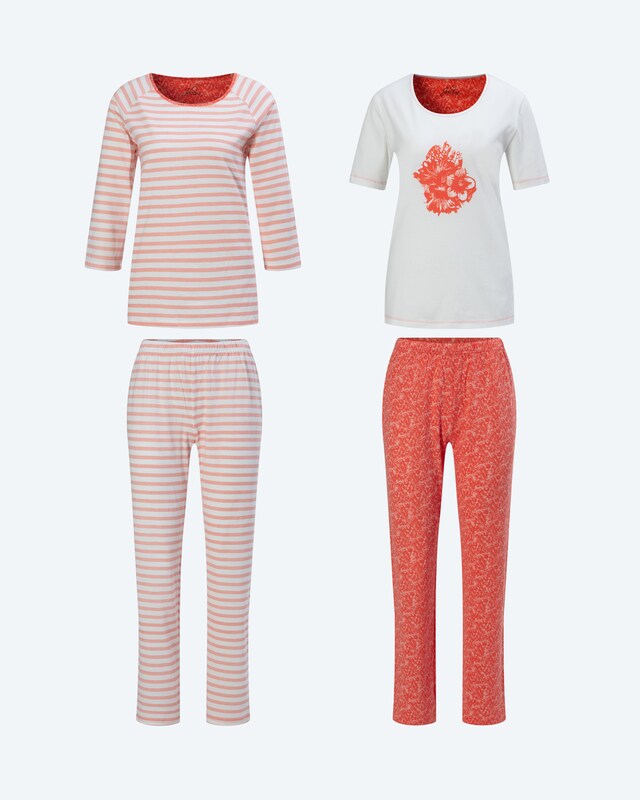 Pyjama im Doppelpack, 4tlg.