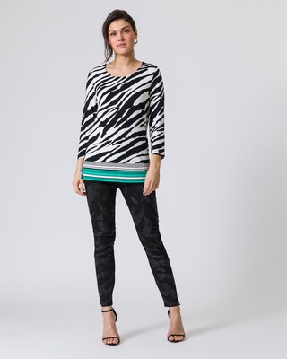 Shirt im Zebra-Look