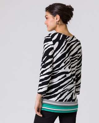 Shirt im Zebra-Look