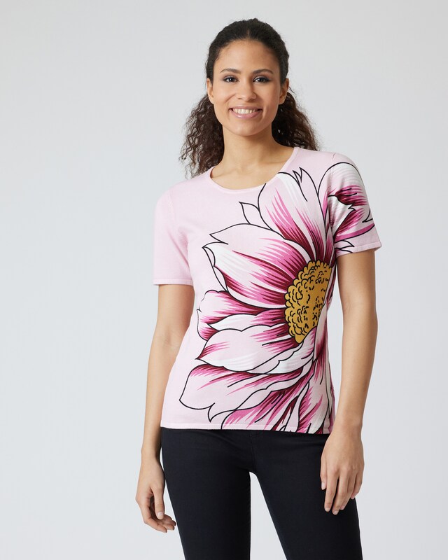 Classic Pullover "Sommerblume"