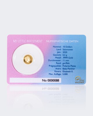 Goldmünze Gold Coin Card Panther 2020