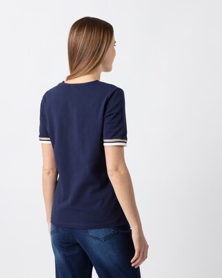 Shirt mit Metallic Tape