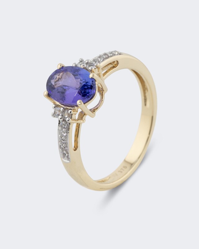 Ring mit Tansanit AAAA