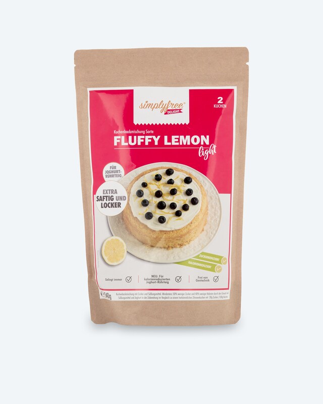 Backmischung Kuchen Light & Leicht Zitrone