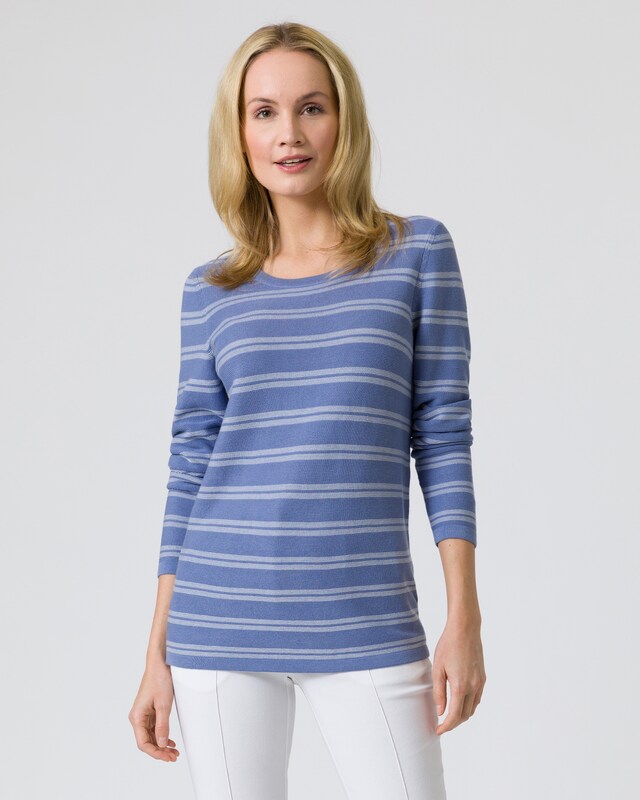 Pullover Supima Cotton mit Streifen