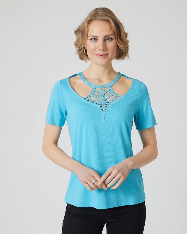 Shirt mit Cut-outs