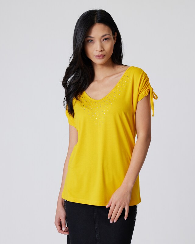 Shirt mit Strassdeko