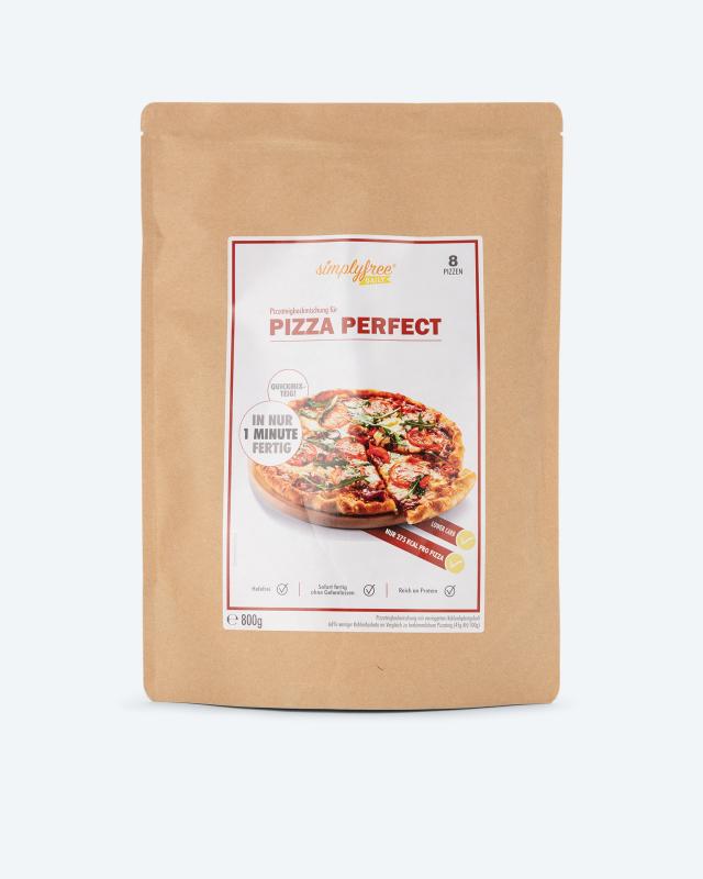 Backmischung Pizzateig kohlenhydratreduziert, 8 Pizzen