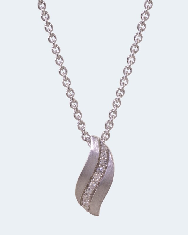 Dia/Anhänger + Kette 0,05 ct