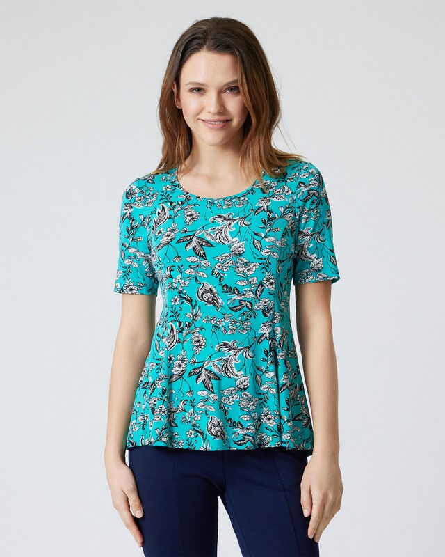 Shirt mit Blumendruck