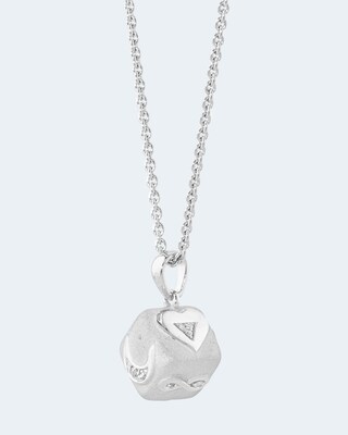 Diamantanhänger 0,05 ct mit Kette
