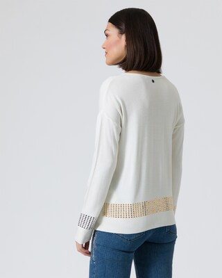 Pullover mit Nieten