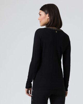 Pullover mit Verzierung