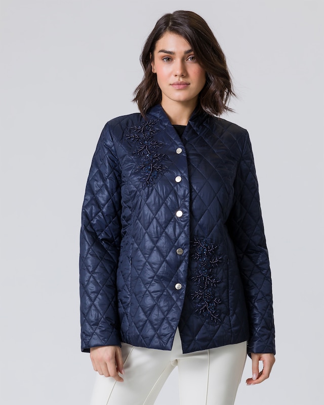 Blazerjacke mit Stickerei
