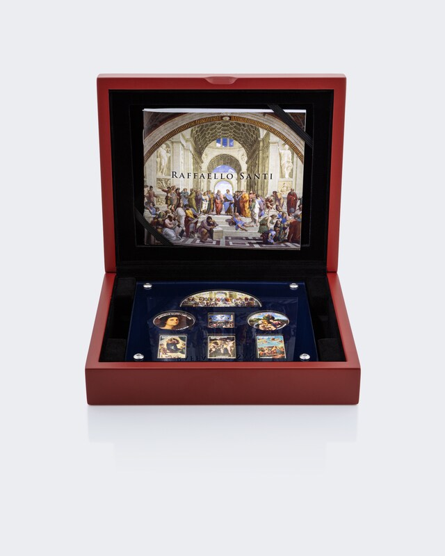 Münz-Set 500. Todestag Raffaello Santi, 7tlg.