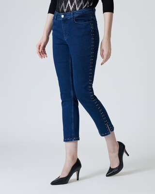 Jeans mit Nieten