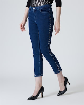 Jeans mit Nieten