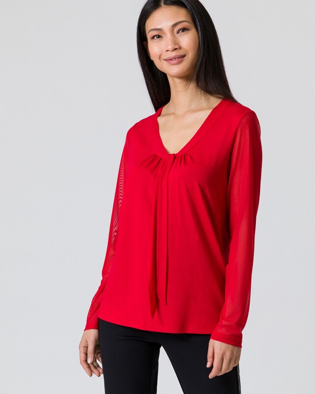 Shirt mit Schluppe