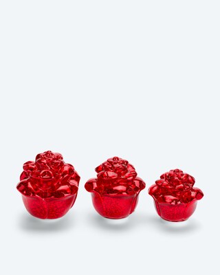 3 LED-Glasrosen, outdoor
