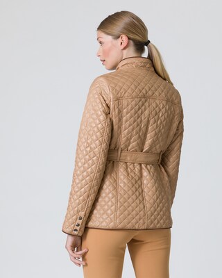 Steppjacke mit Gürtel