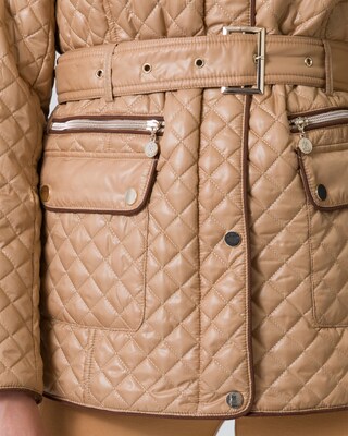 Steppjacke mit Gürtel
