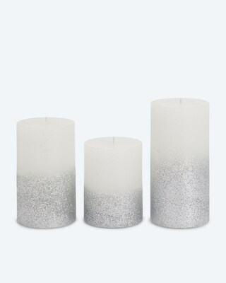 LED-Stumpenkerzen 3er-Set