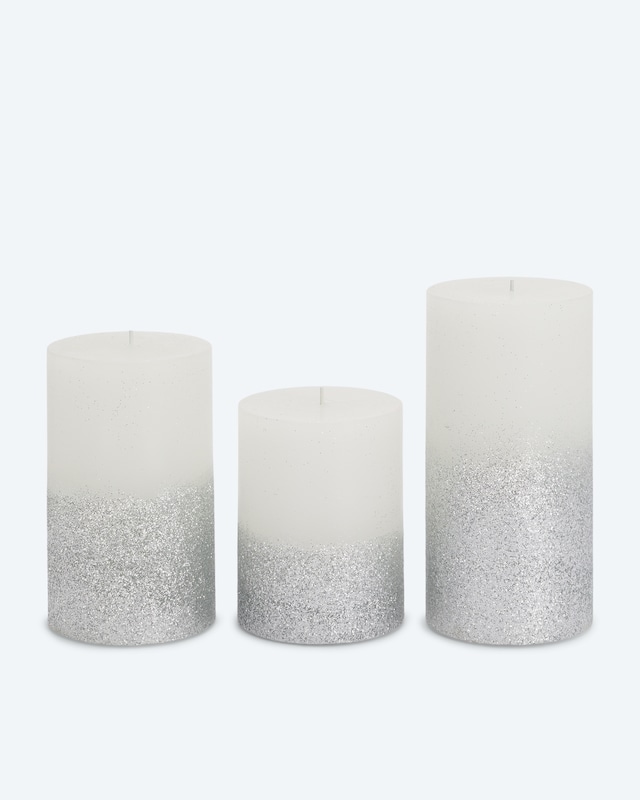 LED-Stumpenkerzen 3er-Set