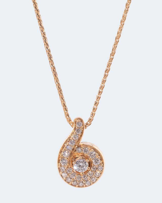 Kette mit Brillant-Anhänger 0,35 Karat