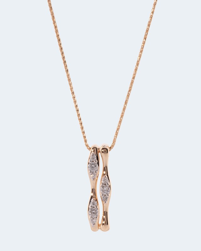 Kette mit Brillant-Anhänger 0,20 Karat