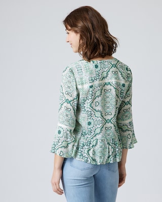 Bluse mit Paisley-Muster
