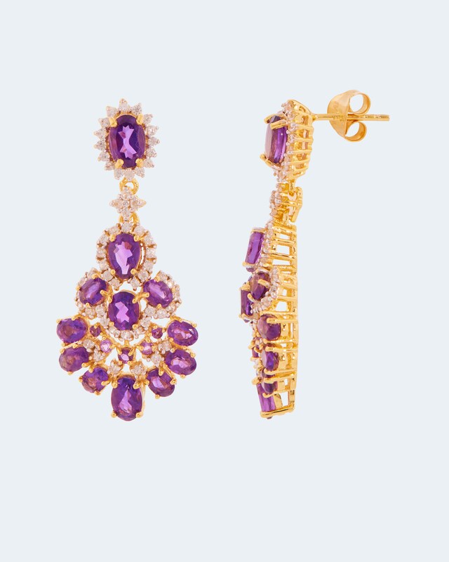 Ohrstecker mit Amethyst
