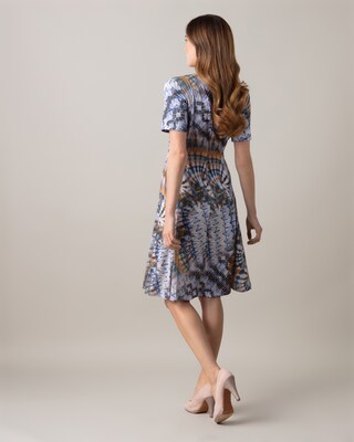 A-Linienkleid mit Fantasiedruck