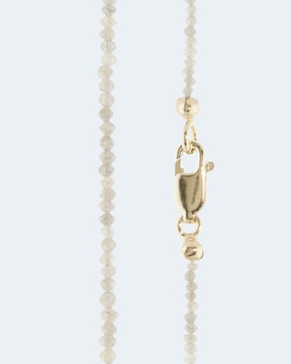 Collier mit Diamanten und 14 Karat