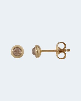 Ohrstecker mit Diamantrose und 0,20 Karat