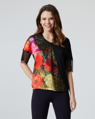 Shirt mit Spitze