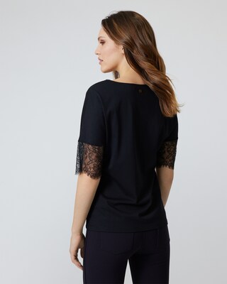 Shirt mit Spitze