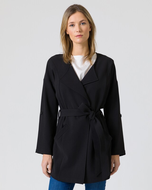 Jacke mit Bindegürtel