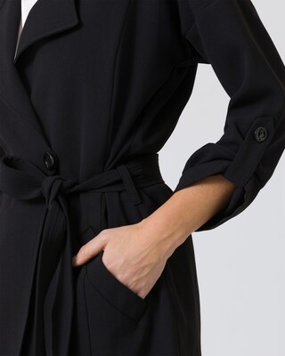 Jacke mit Bindegürtel