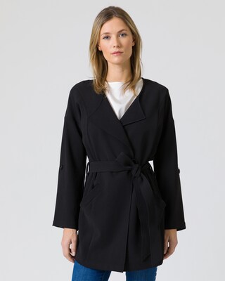 Jacke mit Bindegürtel