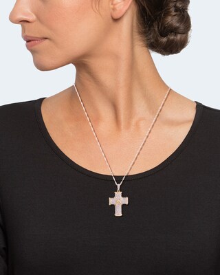 Kreuz-Anhänger in Bicolor
