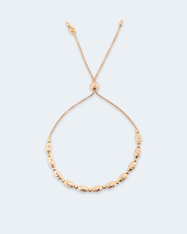 Slider-Armband "Oliven & Kugeln"
