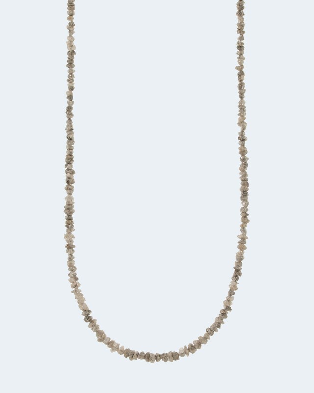 Collier mit Rohdiamant und 18,0 Karat
