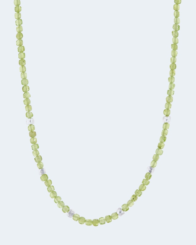 Collier mit Peridot und Hämatit